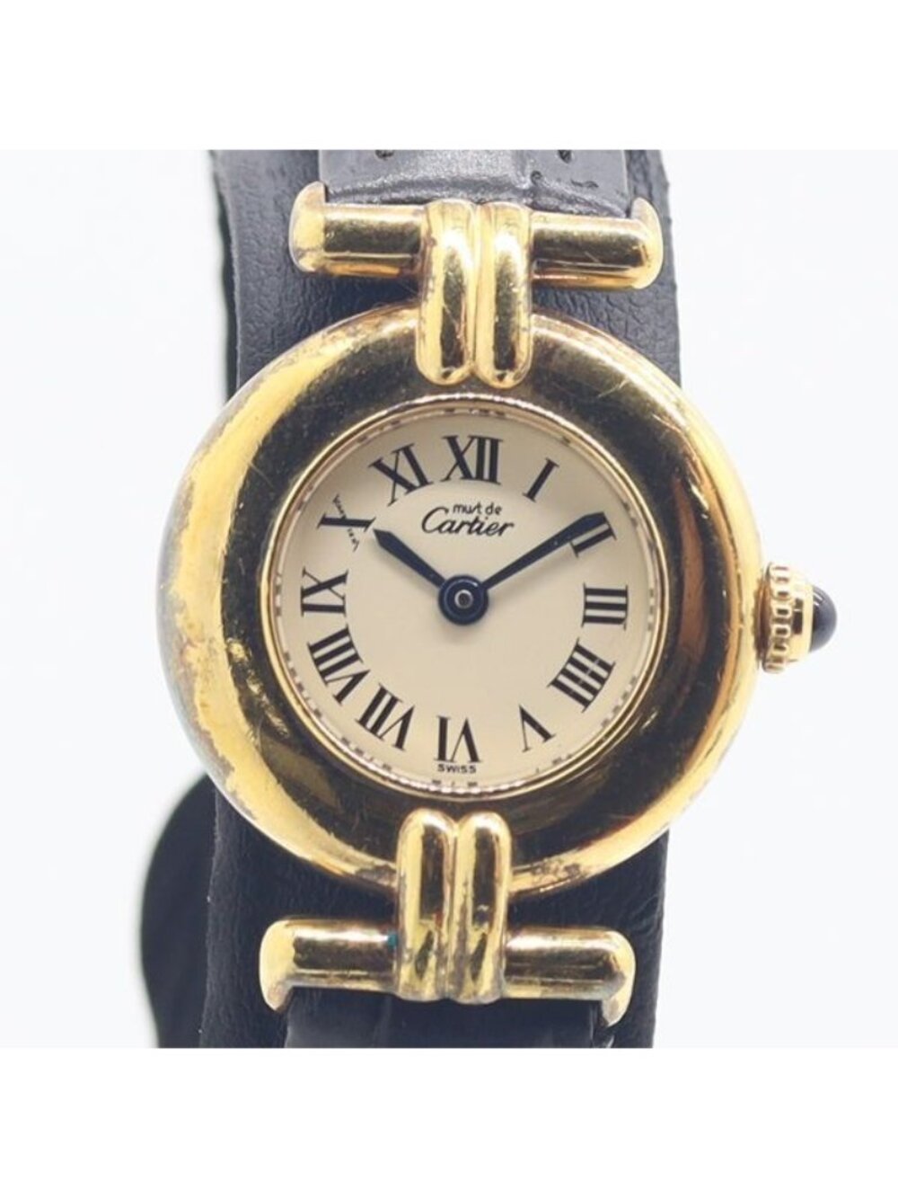 Cartier Must Colisee 925 Sterling Silver Ivory Dial Watch
